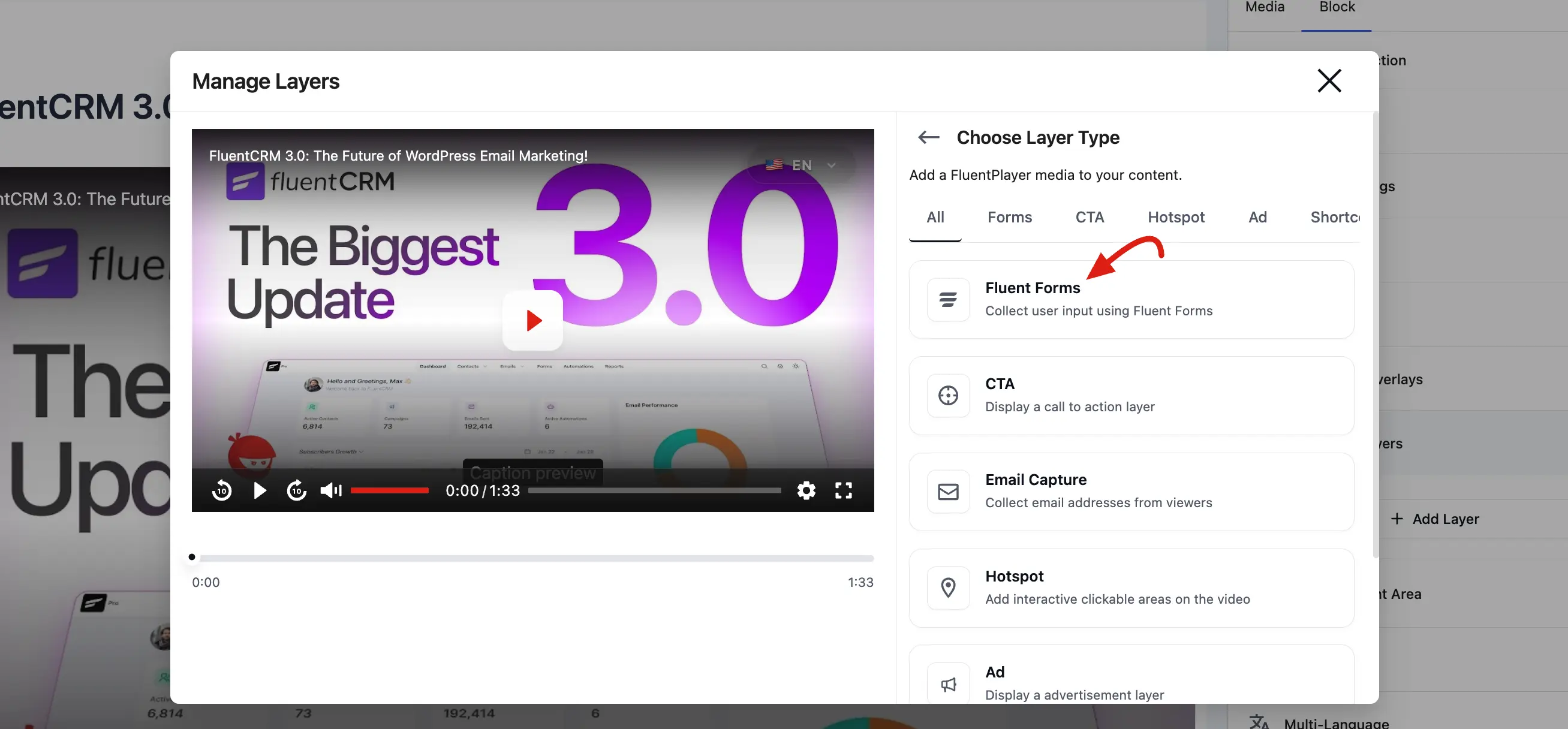 Interactive Layers Fluent Forms